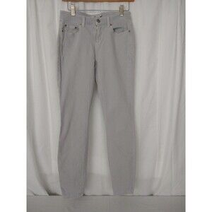 Vineyard Vines Juniors Size 4 Mid Rise Gray Skinny Jeans 5 pocket back to school